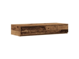 Gavetas de Cama com Gaveta Madeira Antiga 90x36,5x16,5 cm