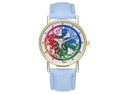 Relógio de Pulso Estiloso Quarts para Homem e Mulher (azul Claro)