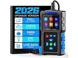 Scanner Obd2 Zruxe T200 Diagnóstico Automóvel (leitura/apagamento Códigos Erro, Dados Tempo Real, 13 Idiomas, Plug And Play, Preto/azul)