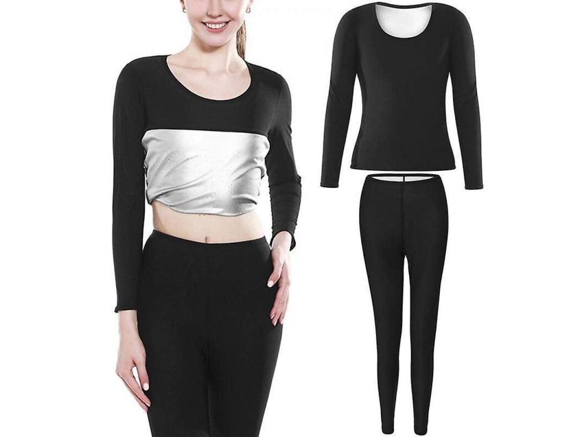 2026-conjunto De Shapewear Para Mulher Traje Sauna Sem Costuras Leggings Treinamento Emagrecimento Xl Pantalones Y Camisa