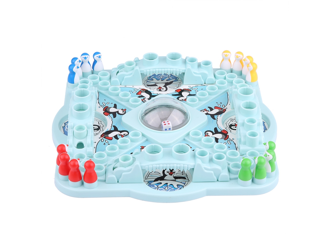 Mali jogo de Tabuleiro com Pinguins Pop 'n Drop para Crianças e Família 2 a 4 Jogadores