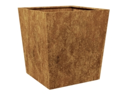Garden Planter, Garden Planters Vidaxl Marrom Aço (50 X 50 X 50 Cm)