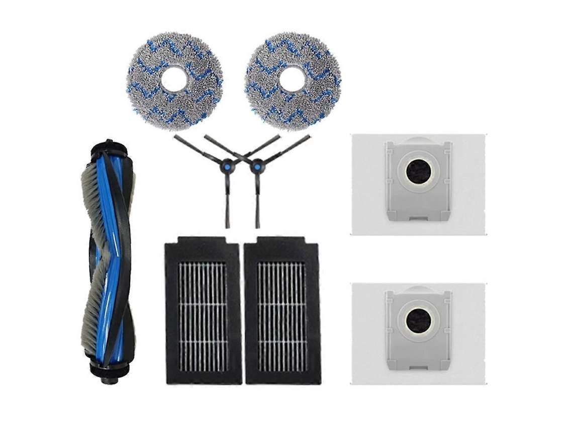 Peças De Reposição Para Aspirador Ecovacs Debot T50 Pro Omni: Escova Lateral Principal, Filtro Hepa, Pano De Limpeza, Saco De Pó E Acessórios.
