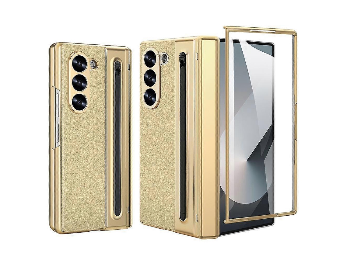 Capa De Celular Dobrável Em Pu Com Ranhura Para Caneta Integrada E Galvanoplastia Vietao Com Caneta Stylus