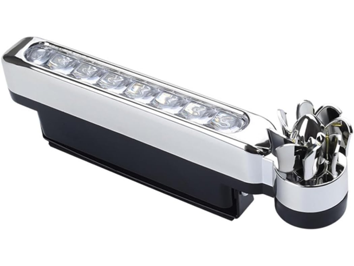 Luzes Diurnas De Led Para Carros, Iluminação Externa Automática Sem Fio E Bateria, Com Suporte Giratório E Adesivo Dupla