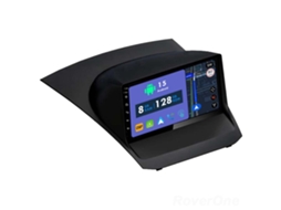 Auto Rádio Carro Bluetooth Autoradio 8GB RAM 128G ROM CarPlay Navegação GPS Ecrã Táctil RoverOne para Ford Fiesta Mk 6 2009-2018  