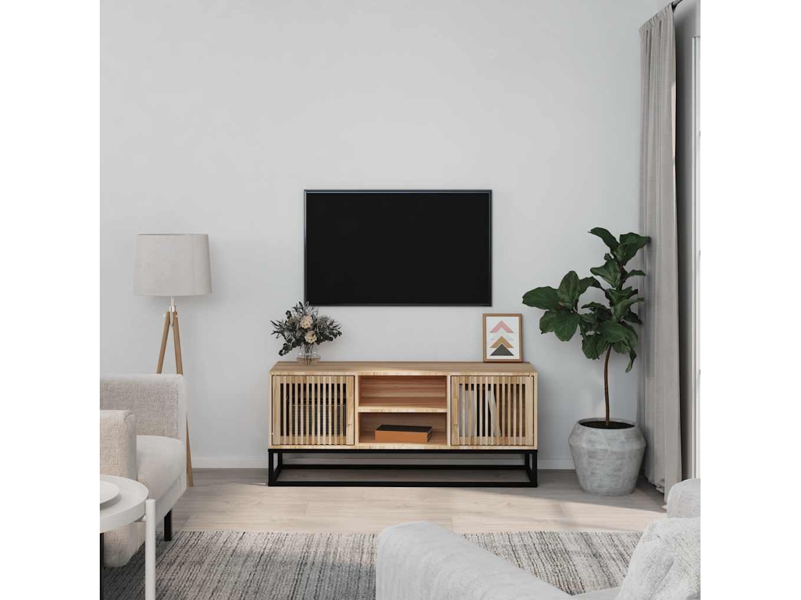Vidaxl Móvel De Tv 105x30x45 Cm Derivados De Madeira E Ferro