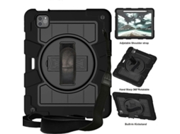 Capa de silicone híbrida à prova de choque Webake para tablet com alça de ombro