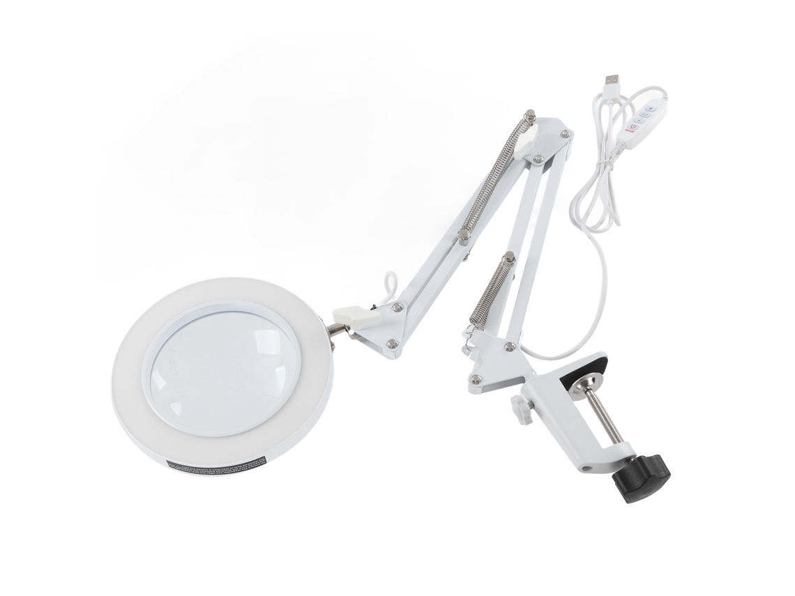 Laxiscreed Lupa Led Com Temperatura De Cor Regulável E Brilho Ajustável Para Trabalho Preciso