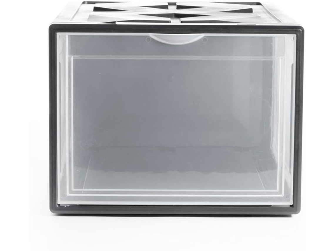 Caixa Plástica Transparente Empilhável 36x26x20