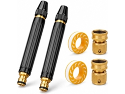 Bocal De Mangueira Alta Pressão Com Conector Jardim 3/4 Polegada (2)