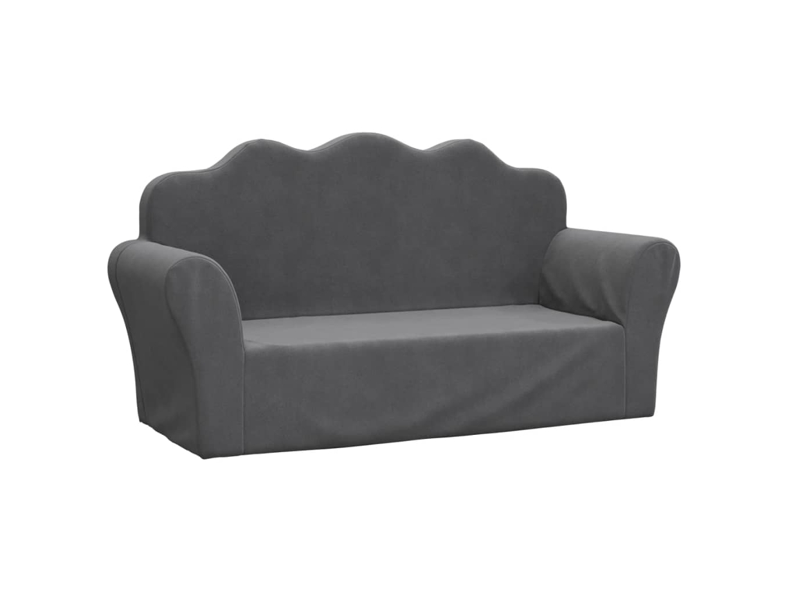 Sofá Infantil Vidaxl Antracite Poliéster (94 X 34 X 48 Cm)