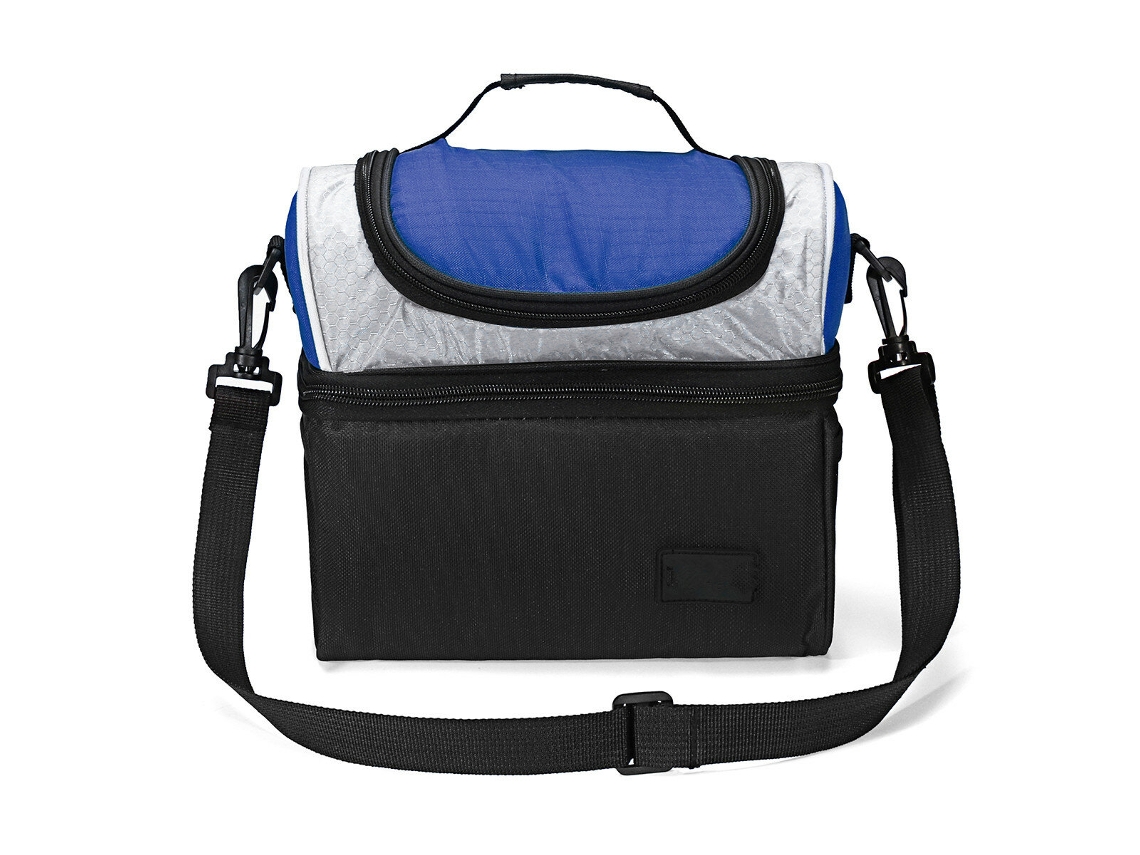 Bolsa de Piquenique Rose6.7l Impermeável para Almoço com Alça de Ombro Portátil com Dois Compartimentos Térmica e para Camping MDUG