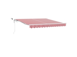 Conjunto 1 Tecido De Toldos Vidaxl Vermelho Poliéster (350 X 250 Cm)