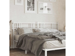 Vidaxl Cabeceira De Substituição 193 Cm Metal Branco