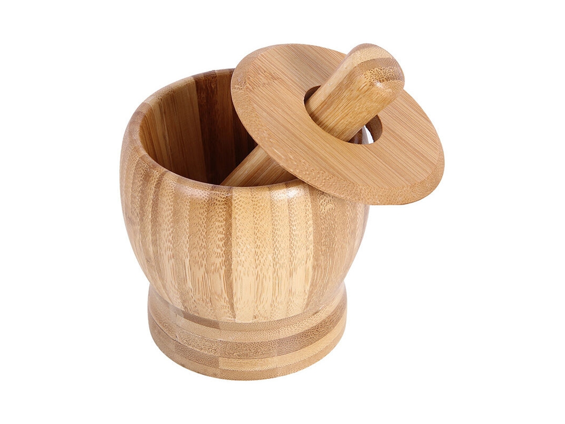 Conjunto de Pilão e Almofariz em Plástico para Moer Alho e Especiarias AQUAFORGE