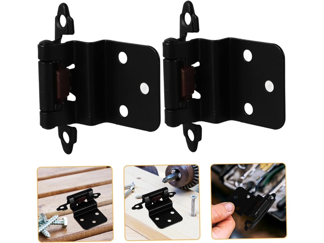 2 Dobradiças Amortecedoras Com Fechamento Suave Para Portas De