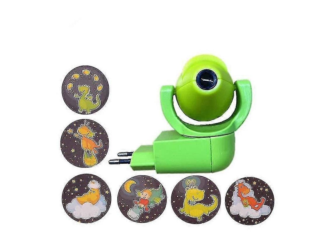 Projetor Noturno Infantil Com Luz Led E Sensor, Tomada Eu, Projeção De Animais Estrela E Lua-zscy