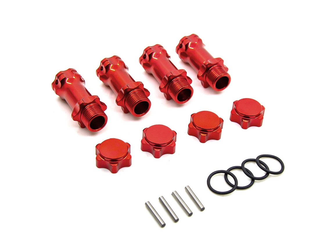 Conector de Titânio Estendido de 17 Mm para Peças de Automóveis Rc Zd Racing Hsp 1/8 MDUG