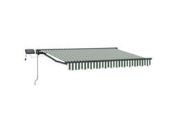 Conjunto 1 Toldo Manual Vidaxl Antracite Alumínio (3 X 2,5 M)