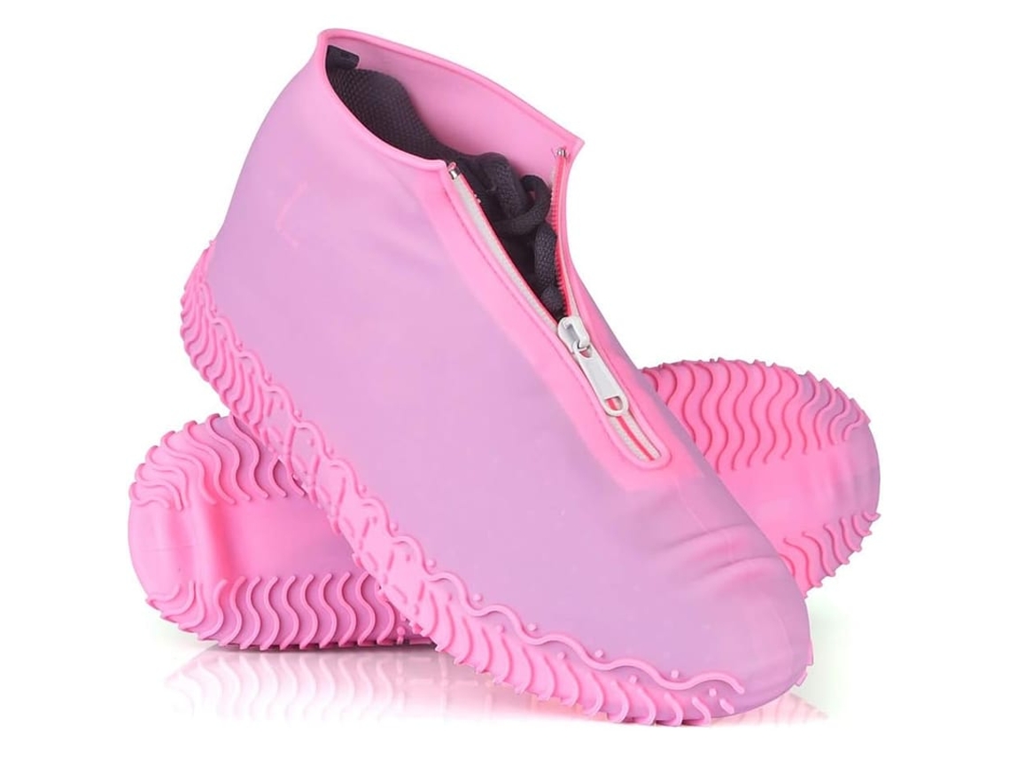 Capas De Sapatos Impermeáveis Reutilizáveis Em Silicone Com Solado Antiderrapante Para Homens E Mulheres L