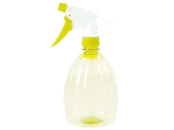 MEOIRUERY Garrafa De Pulverização Para Jardim Limpeza Rega Transparente Com Gatilho Manual Em Abs Amarelo Abóbora