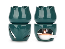 Conjunto de 2 Queimadores de Óleo Essencial Melt Burners, Difusor de Cerâmica Nova Line