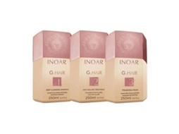Pack Inoar G-hair Alisamento Brasileiro Com Keratina 3x250ml