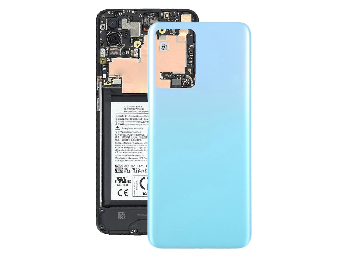 Tampa Traseira Da Bateria Compatível Com Oneplus Nord Ce 2 Lite 5g (azul)
