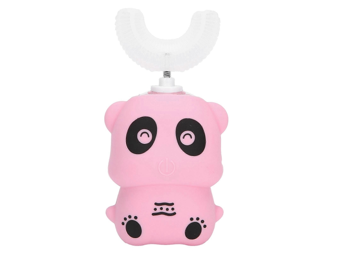 Escova De Dentes Elétrica Infantil Sônica Em Formato De U, À Prova D'água, Portátil, Com Desenho Animado Fofo (rosa)