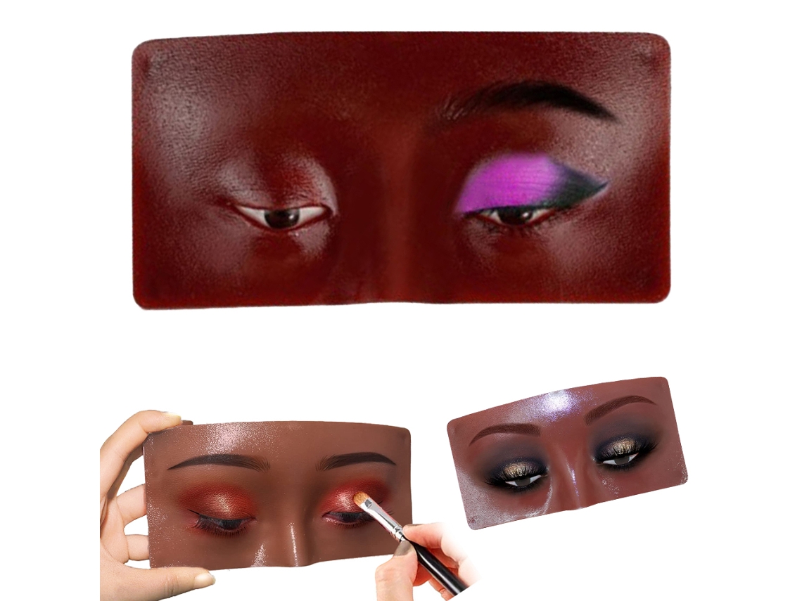 Tabla de práctica de maquillaje de rostro y ojos (realista y reutilizable)