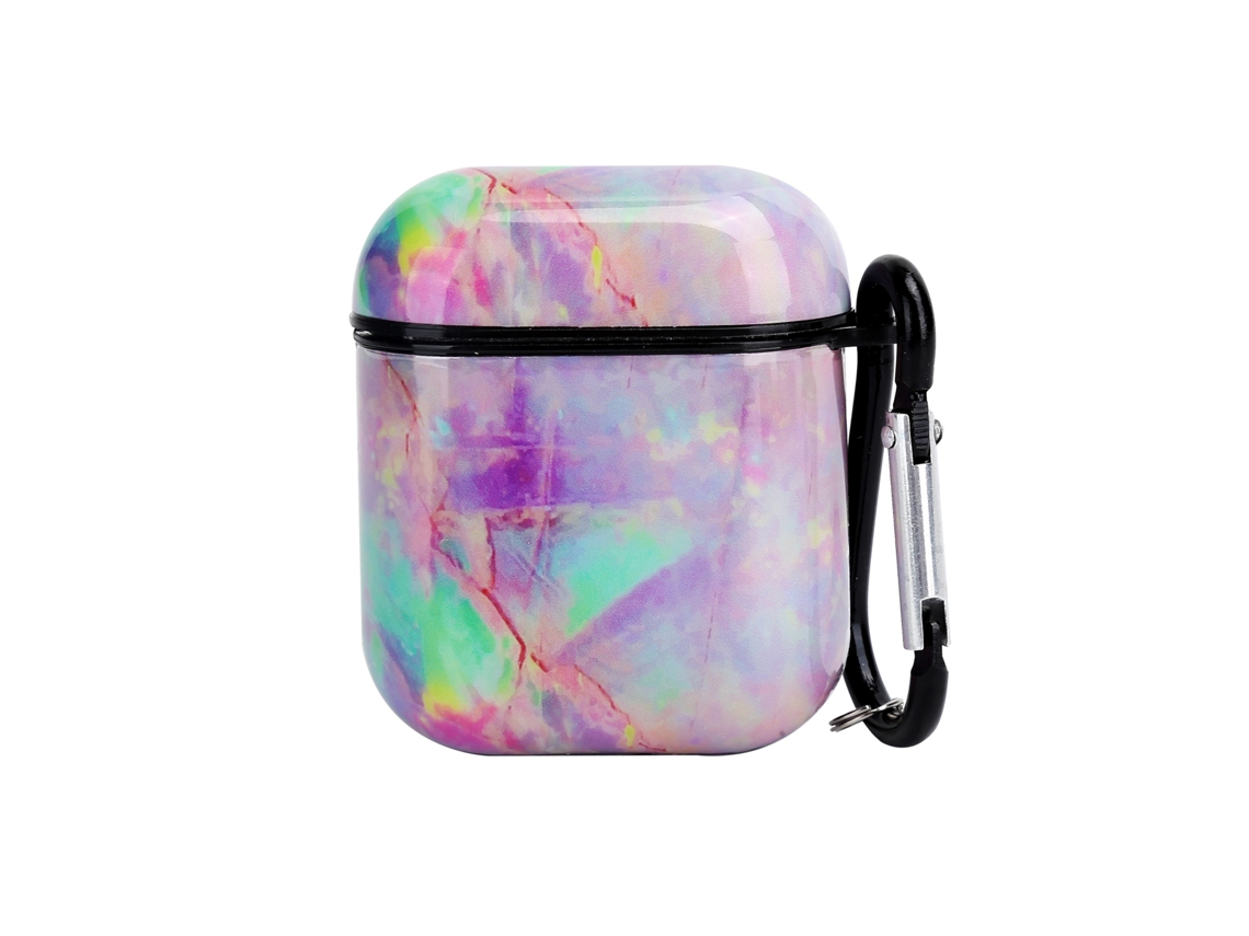 Capa Protetora Mali de ABS com Buckle para Fone de Ouvido Ios Earbuds 1/2