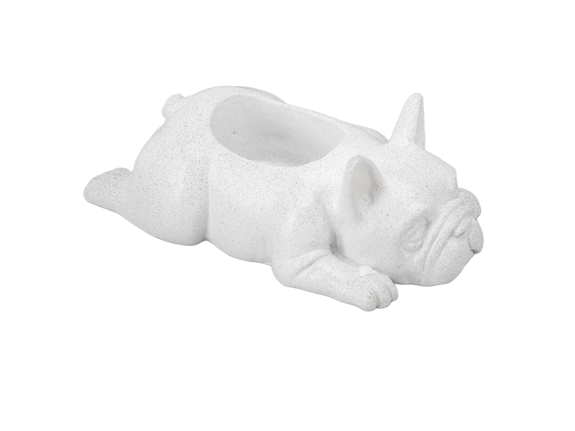 Vaso de Suculenta Resina Cachorro Decoração Mesa LAXISCREED