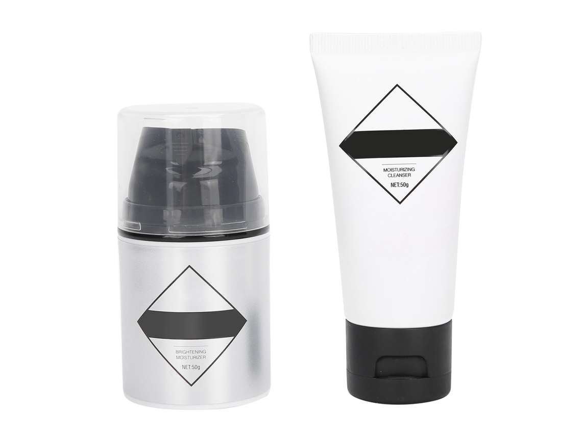 Loção Limpeza E Creme Hidratante Masculino Controle Oleosidade Brancamente