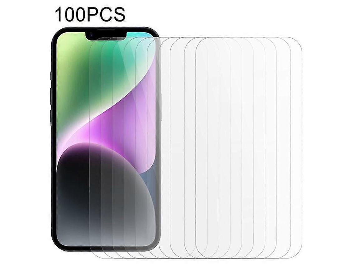 100 Peças De Película Protetora De Tela Hd De Vidro Temperado Com Bordas De Arco De 0,25 Polegadas Compatível Com Iphone 16 Pro Max Webake
