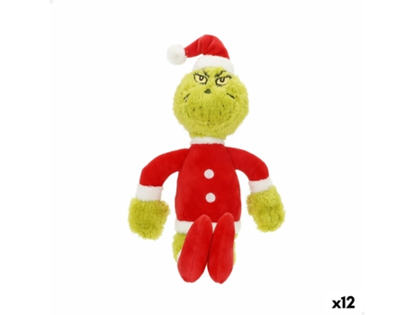 Peluche The Grinch Vermelho Poliéster Felpa (12 Unidades)