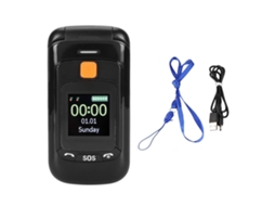 Mali telefone Celular Flip F899 para Idosos com Bateria 2800mah Dual Sim Funções Básicas