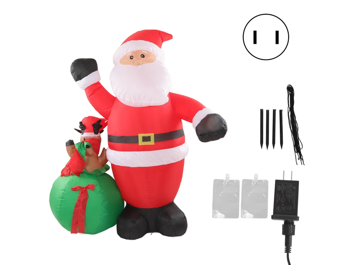 Papai Noel Inflável com Led LAXISCREED