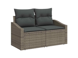 Maison Exclusive - Sofá De Jardim Com Almofada 123 X 62 X 69 Cm Vime Pe