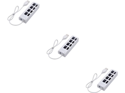 Hub Usb Com 3 Tomadas Independentes E Divisor Para Desktop, Laptop