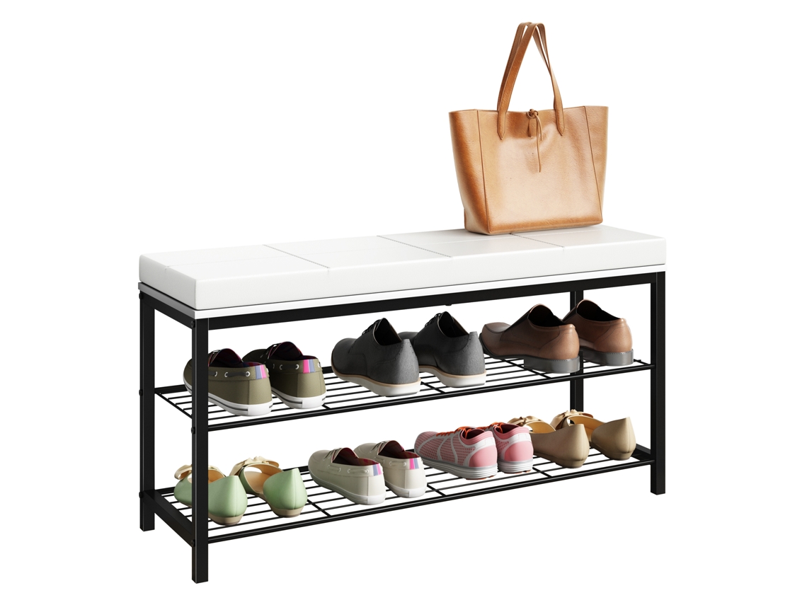 Sapateira De Metal E Madeira Taliro Vcm