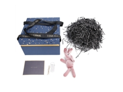 Gift Box With Electric Light String For Christmas Birthday Wedding Blue