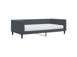 Daybed With Mattress, Daybeds With Mattresses Vidaxl Cinzeto Veludo (100 X 200 Cm)
