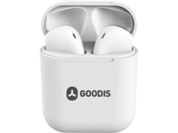 Auriculares Bluetooth True Wireless GOODIS (Outlet Caixa Aberta - In Ear - Microfone - Branco)