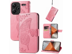 Capa Protetora Flip Com Relevorosa com Alça, Redmi Note 11 4g/note 11s