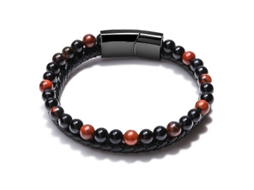 Pulseiras Humanic+ Maxhematie Com Contas De Cristal De Hematita