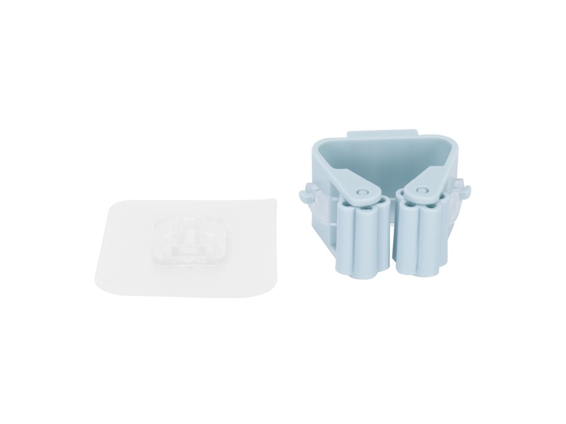 Suporte de Parede para Vassouras e Mop, Organizador de Utensílios, Armário Prático, Abs Verde Claro, Banheiro Cozinha Jardim S/MARCA