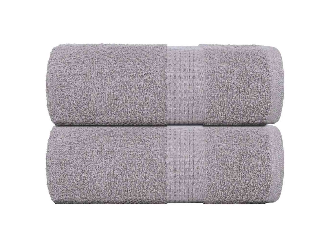 Wash Towel, Wash Towels Vidaxl Cinzeto Algodão (30 X 30 Cm)