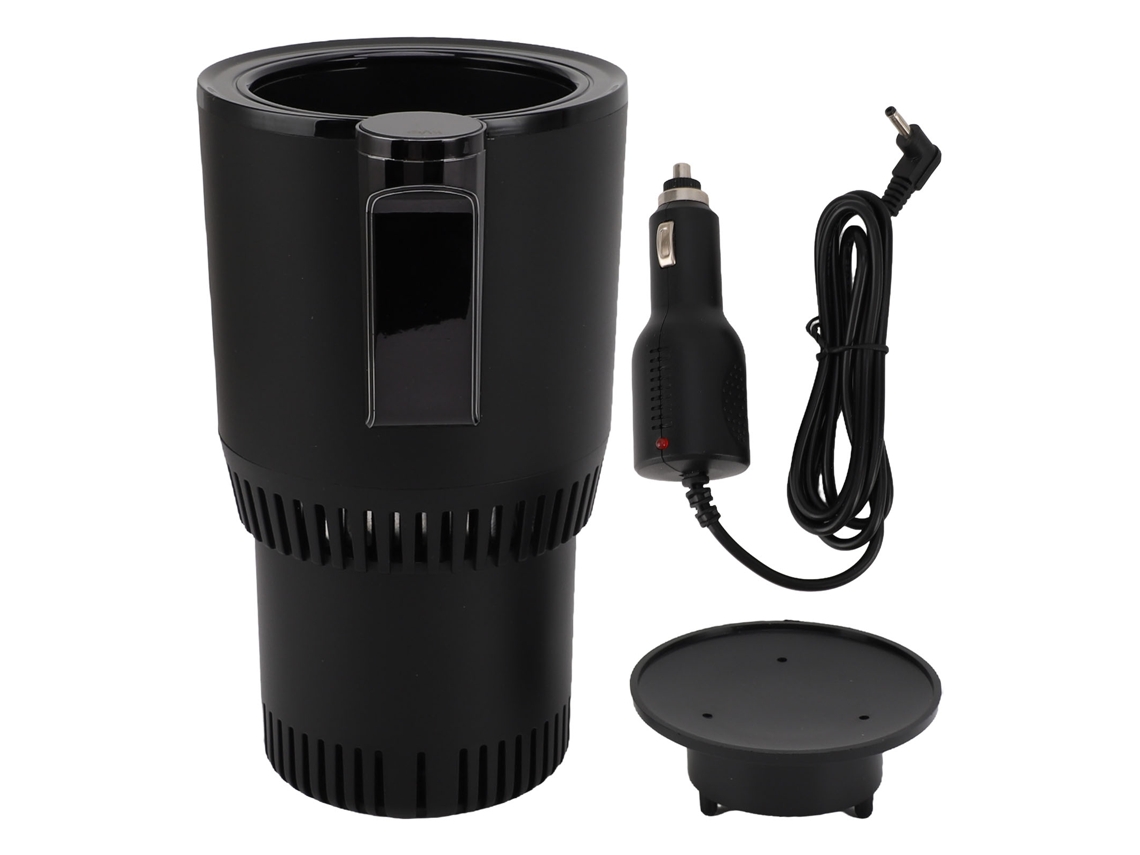 Caneca de viagem inteligente com aquecimento e arrefecimento, display digital e conector para carro LAXISCREED
