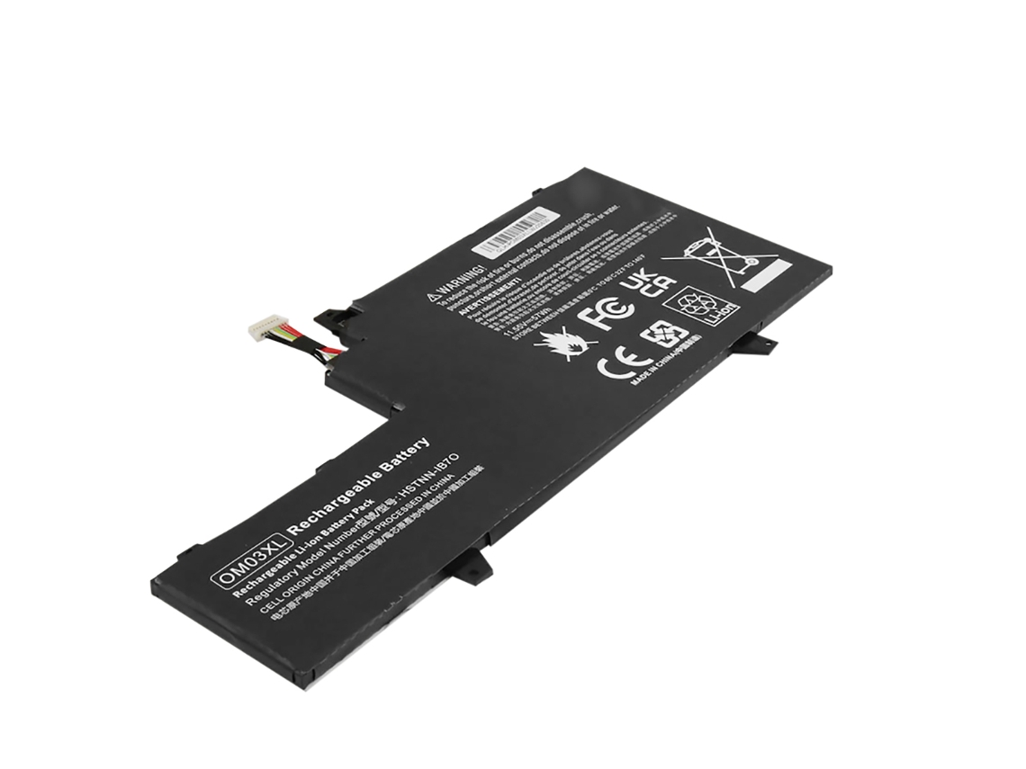 Bateria de substituição para HP Elitebook X360 1030 G2 Polymer 4935mAh preta (Aviso)